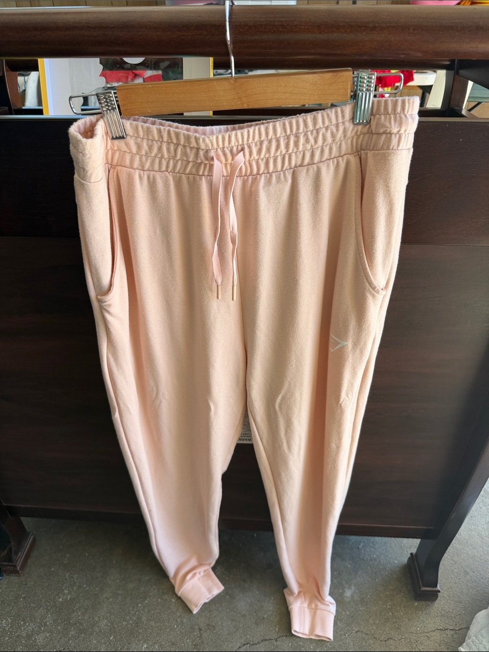 Gymshark Kids Light Peach Jogger Sweatpants